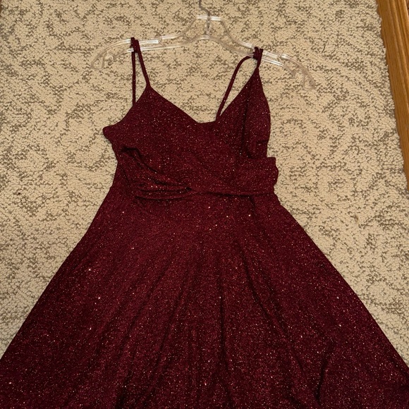 Sparkly Red formal dress, size small - Picture 2 of 4
